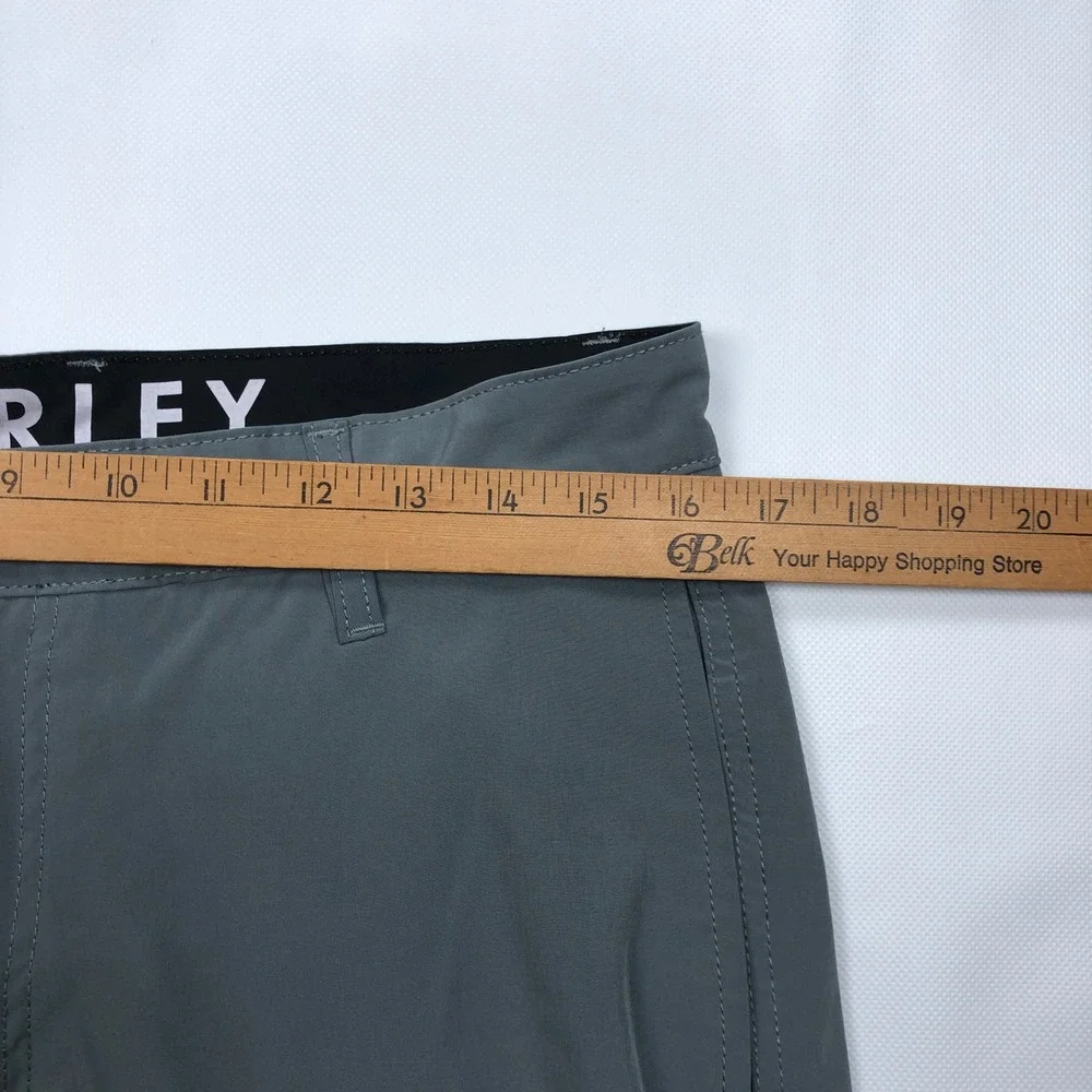 Hurley Hybrid Walk Shorts Gray Size 32 Stretch Quick Dry Boardshorts 9